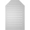 Ekena Millwork Octagonal Top Surface Mount PVC Gable Vent w/ 2"W x 2"P Brickmould Sill Frame, 22"W x 34"H GVPOT22X3403SF - alternate 4